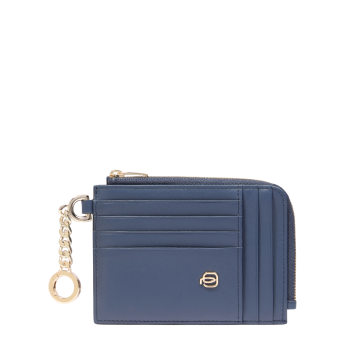 Чехол для кредитных карт PIQUADRO LYRA PP5910W92R/BLU4 синий, натуральная кожа Чехол для кредитных карт PIQUADRO LYRA PP5910W92R/BLU4 синий, натуральная кожа