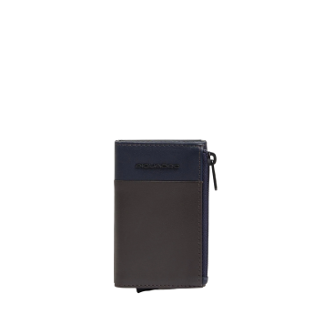 Кошелек PIQUADRO HARPER PP5585APR/BLUTM синий/коричневый