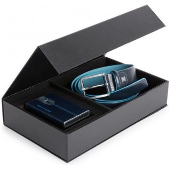 Ремень мужской PIQUADRO BLUE SQUARE CUBOX15B2R/BLU2 синий Ремень мужской PIQUADRO BLUE SQUARE CUBOX15B2R/BLU2 синий