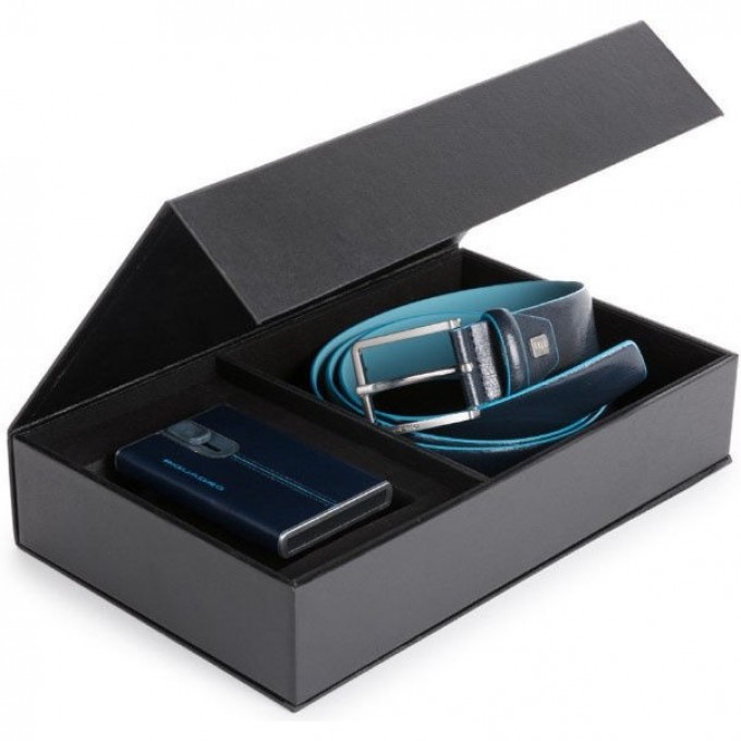 Ремень мужской PIQUADRO BLUE SQUARE синий CUBOX15B2R/BLU2