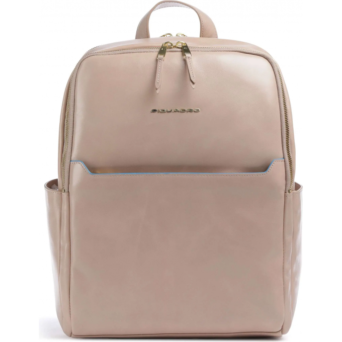 Рюкзак женский PIQUADRO BLUE SQUARE пудровый кожа CA6678B2/RO2