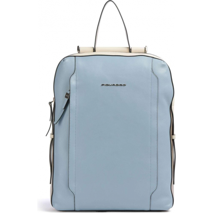 Рюкзак женский PIQUADRO CIRCLE бежевый/голубой кожа CA4576W92/AZBE2