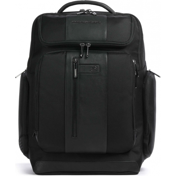 Рюкзак мужской PIQUADRO BRIEF2 черный ткань/натуральная кожа CA5477BR2/N Рюкзак мужской PIQUADRO BRIEF2 черный ткань/натуральная кожа CA5477BR2/N