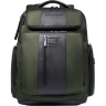 Рюкзак мужской PIQUADRO BRIEF2 хаки ткань/натуральная кожа CA5477BR2/VE2