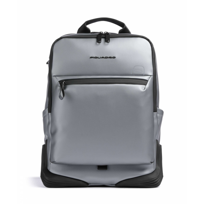 Рюкзак мужской PIQUADRO CORNER 2.0 C20W серебристый/черный полиуретан CA6465C2OW/MGR