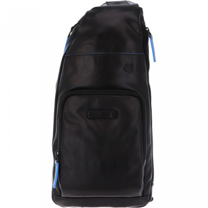 Рюкзак слинг PIQUADRO BLUE SQUARE REVAMP черный CA5577B2V/N