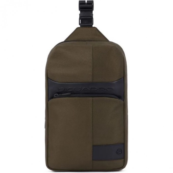 Рюкзак слинг PIQUADRO WOLLEM зеленый CA5751W129/VE