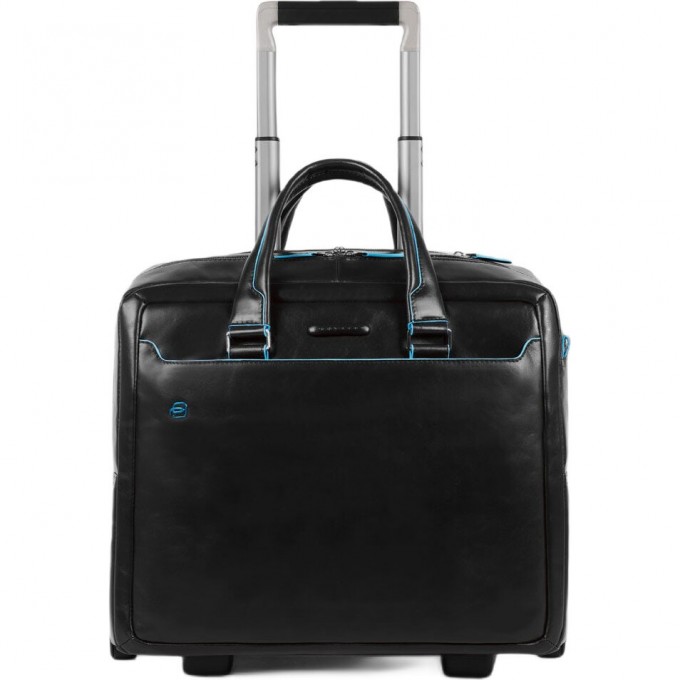 Сумка дорожная PIQUADRO BLUE SQUARE (BV4729B2/N) 20x55x40см 20л. 2.58кг. кожа черный BV4729B2-N