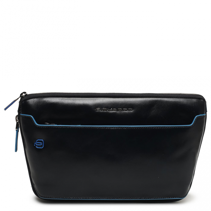 Сумка PIQUADRO BLUE SQUARE темно-синяя натур.кожа CA6897B2/BLU2